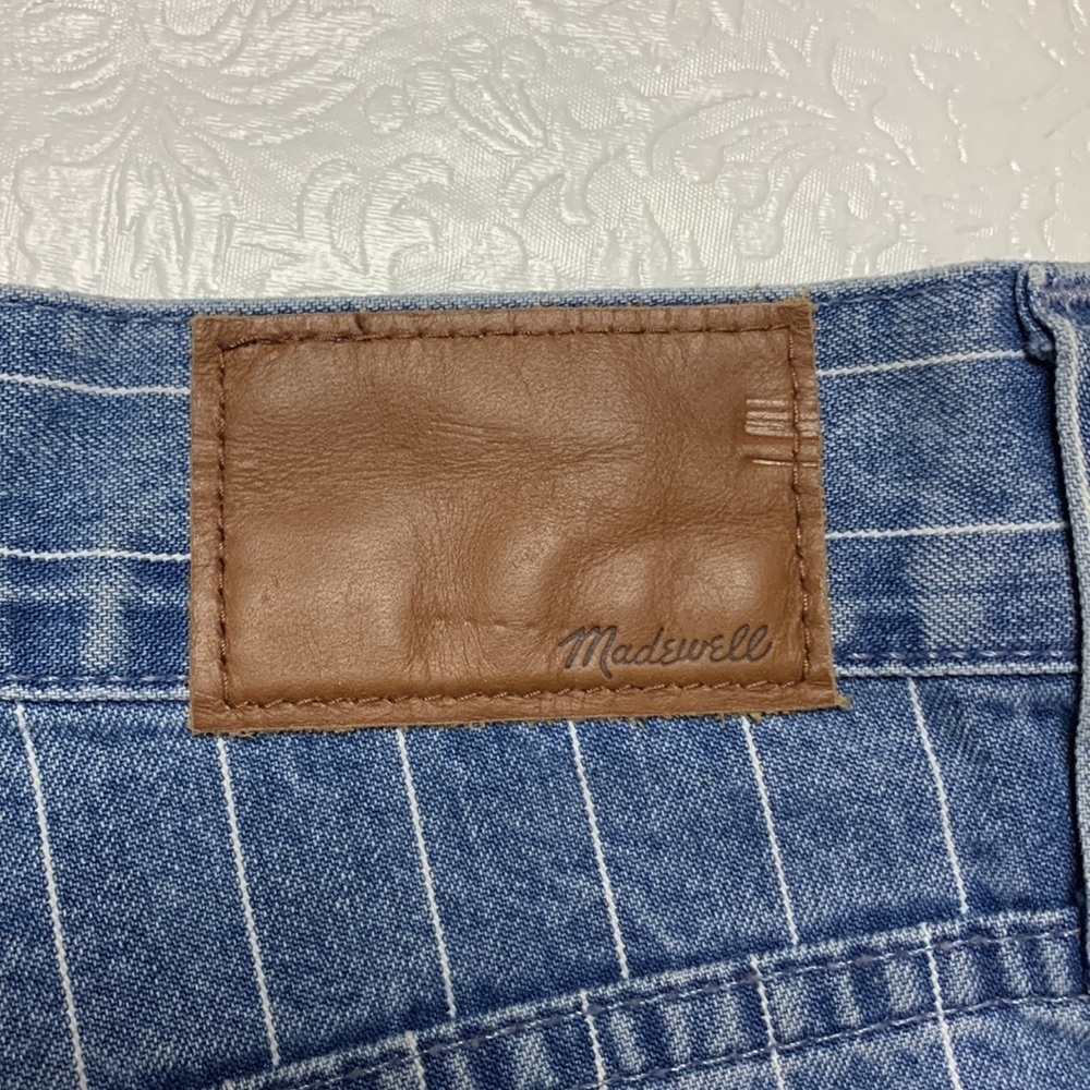 Madewell The Perfect Vintage Crop Pinstripe Edition Jeans - Picture 4 of 6
